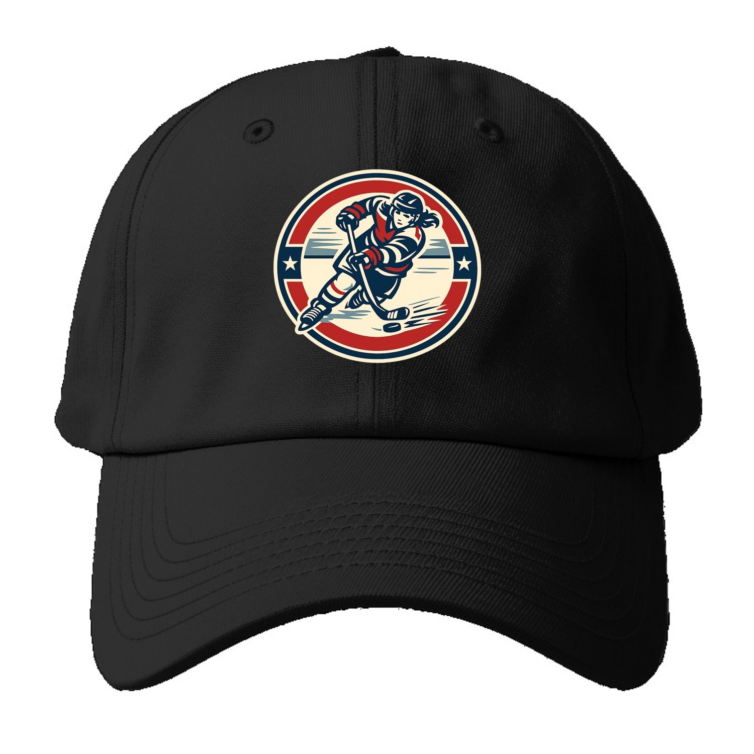 Fierce Ice Queen Emblem - Baseball Cap - Black
