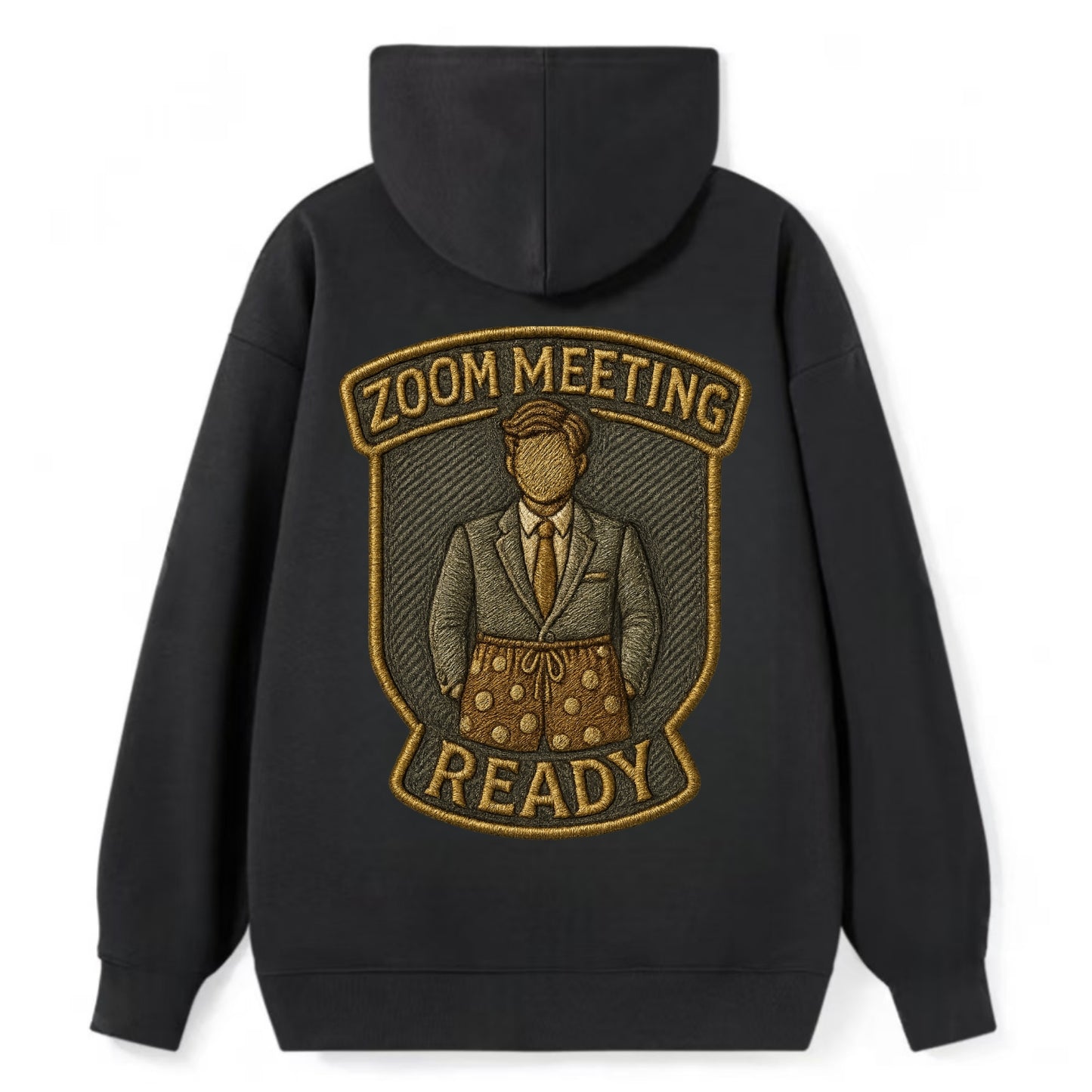 Zoom Meeting Ready  - Classic Pullover Hoodie - Black