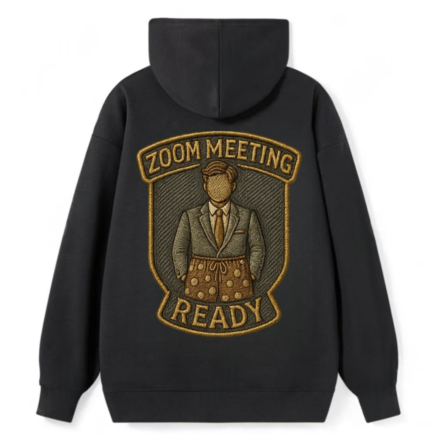 Zoom Meeting Ready  - Classic Pullover Hoodie - Black