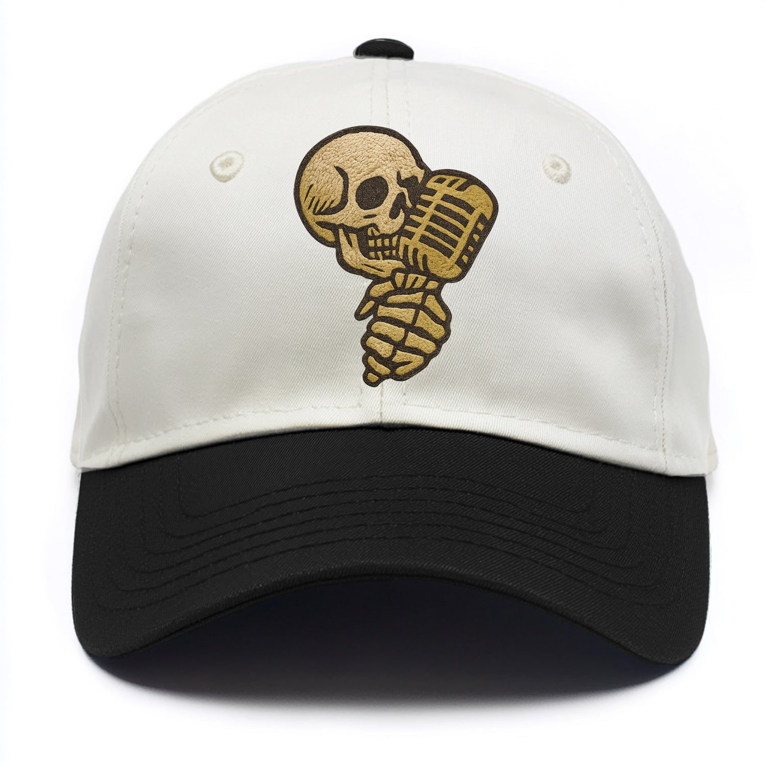 Skull Microphone  - Two Tone Cap - Black