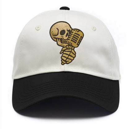 Skull Microphone  - Two Tone Cap - Black