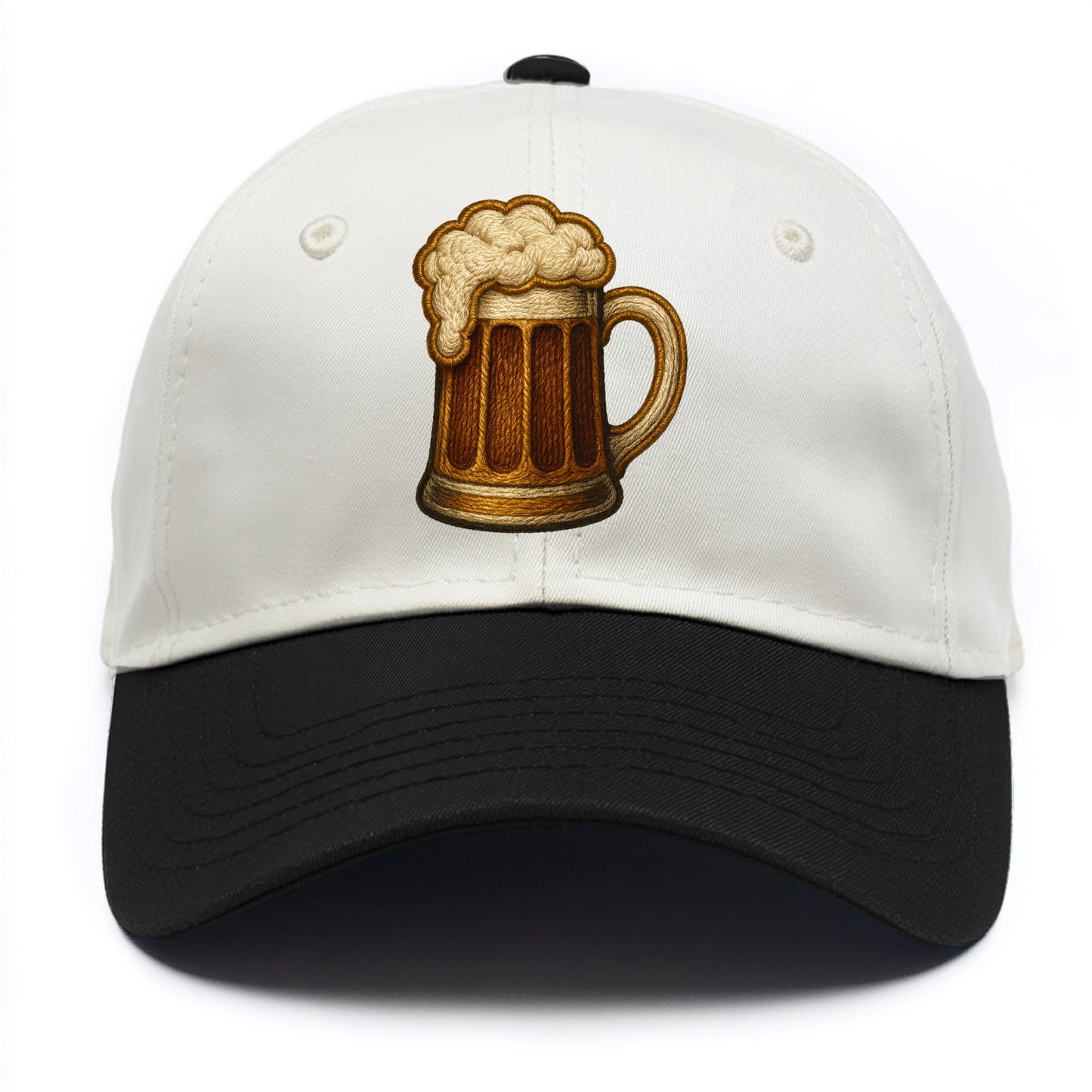Beer Mug  - Two Tone Cap - Black