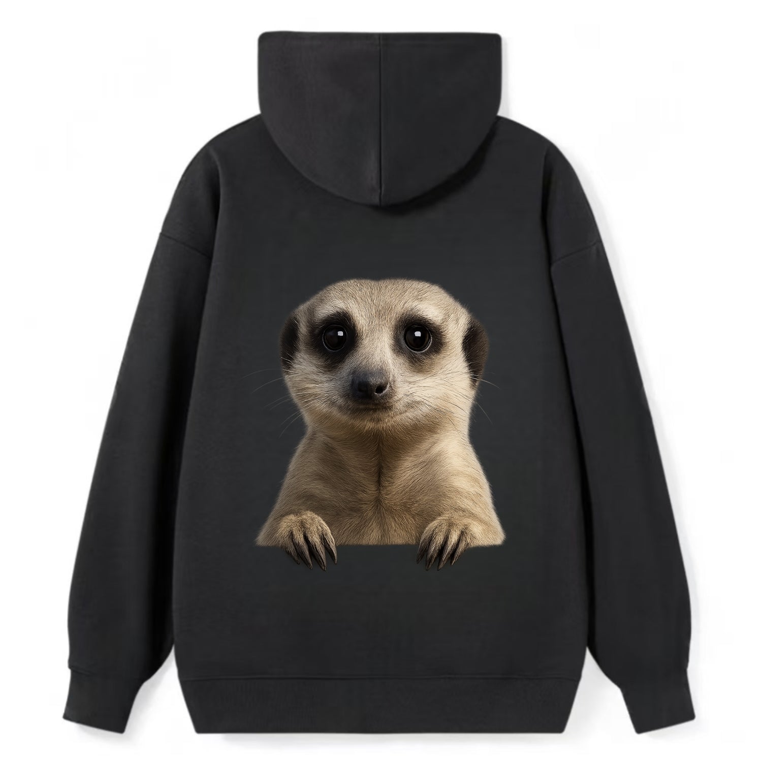 Meerkat  - Classic Pullover Hoodie - Black