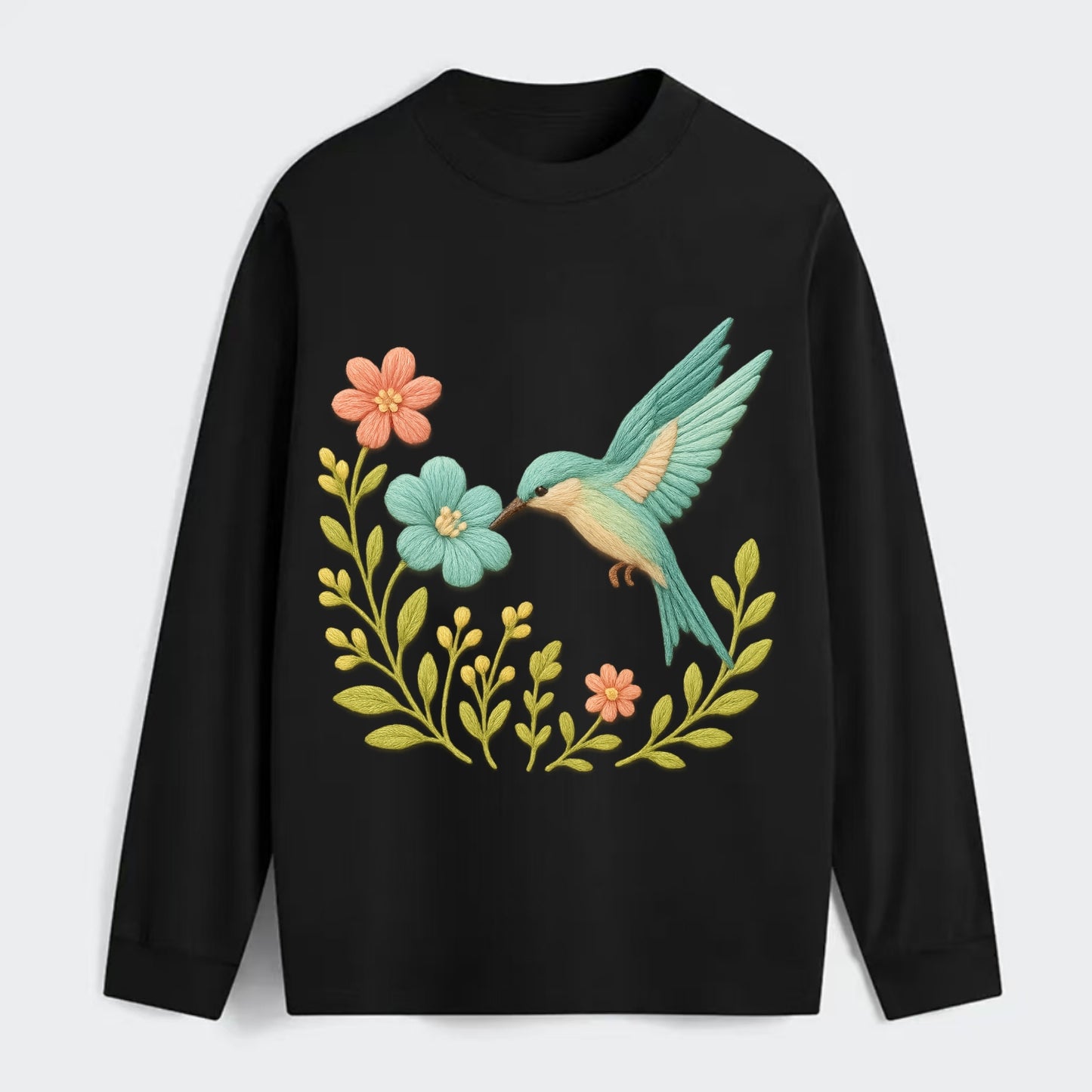 Mint Bee-Eater - Classic Long Sleeve Shirt - Black