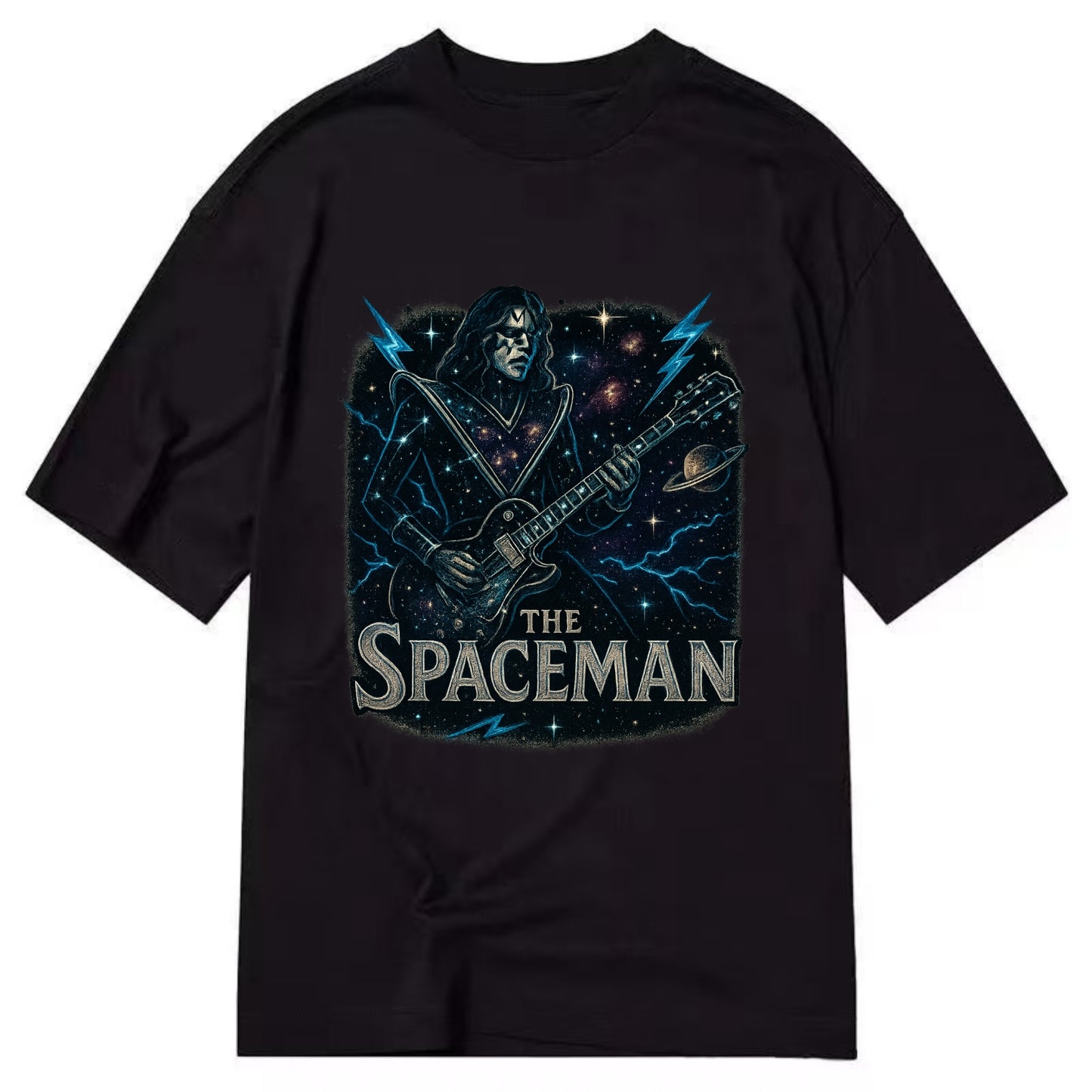 Spaceman Constellation - Classic T-shirt - Black
