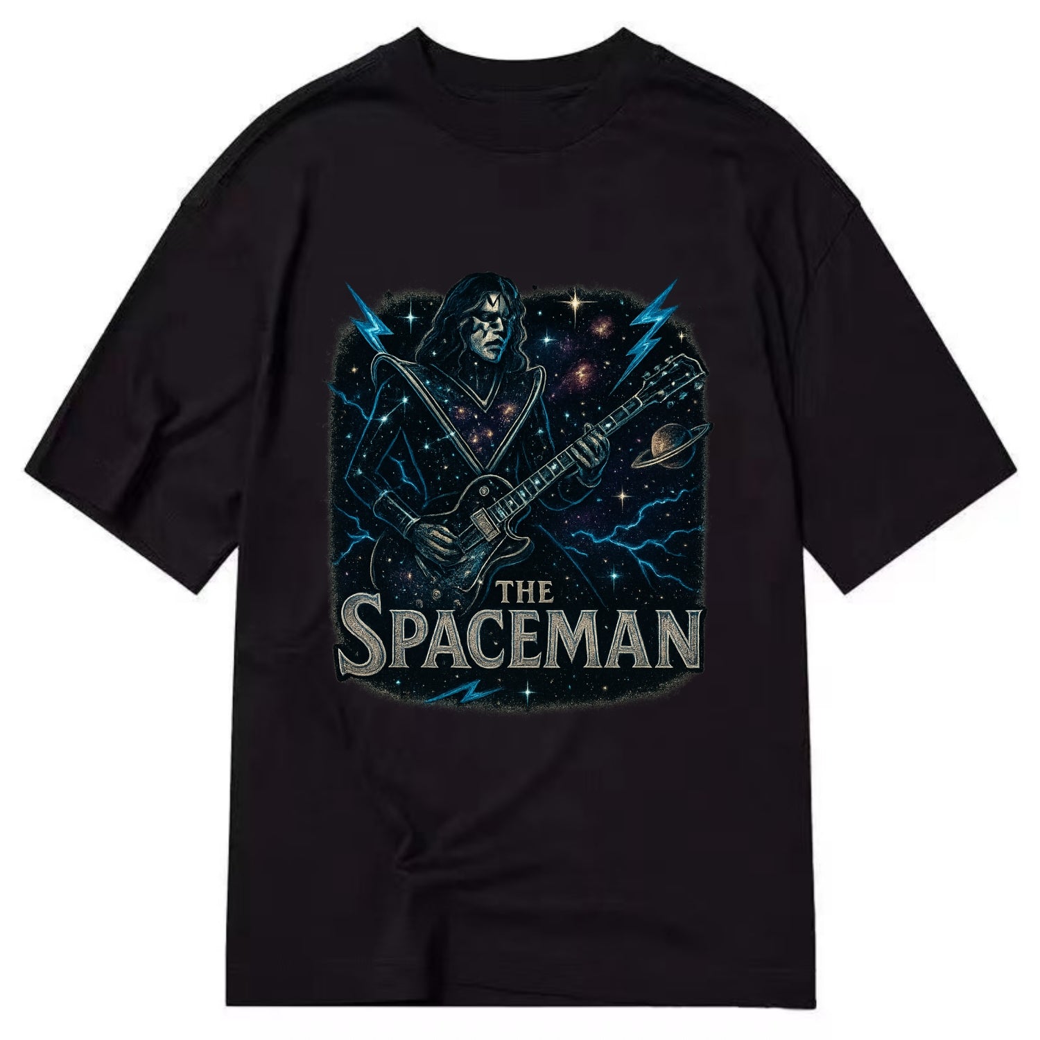 Spaceman Constellation - Classic T-shirt - Black