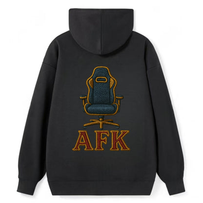 AFK   - Classic Pullover Hoodie - Black