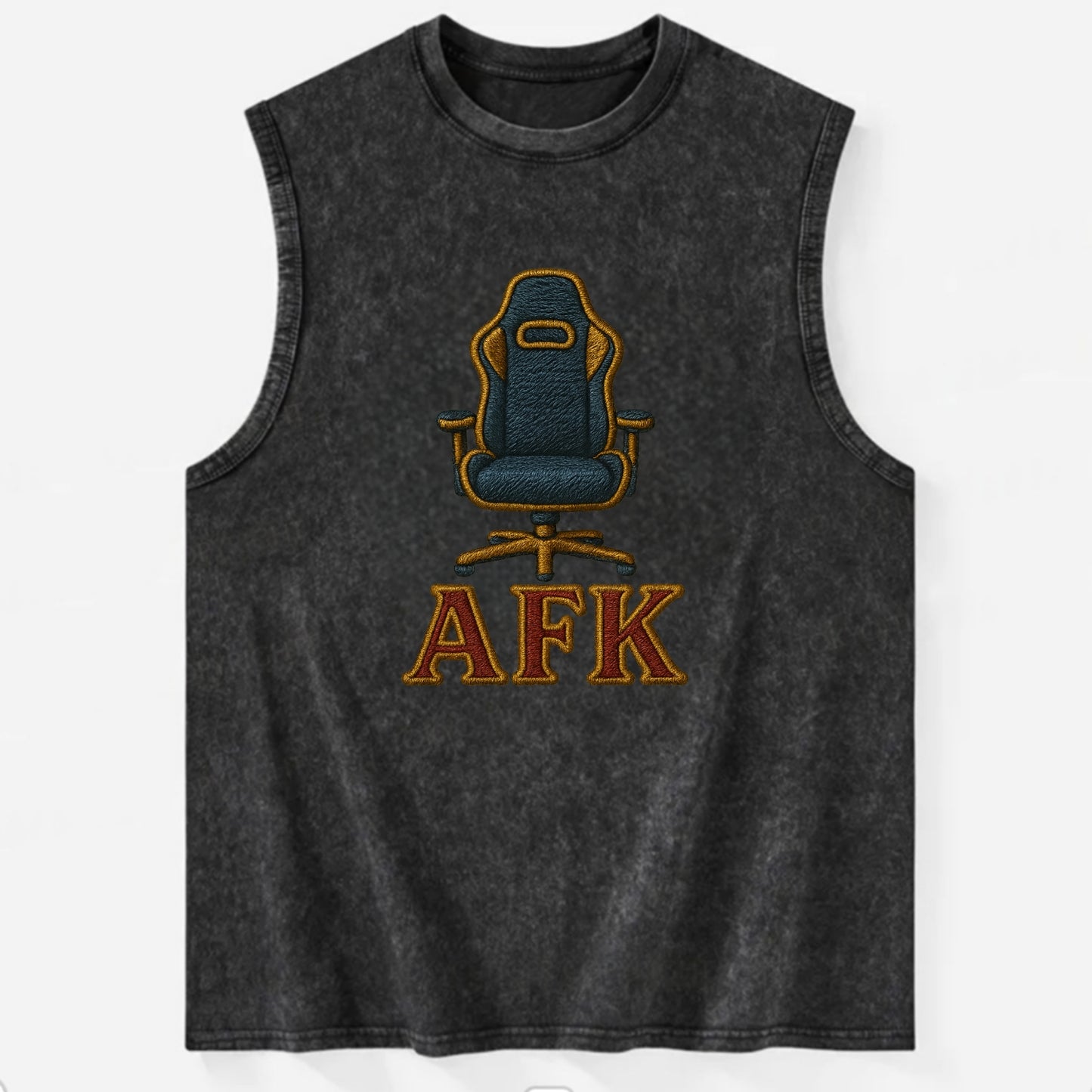 AFK   - Vintage Washed Tank - Black