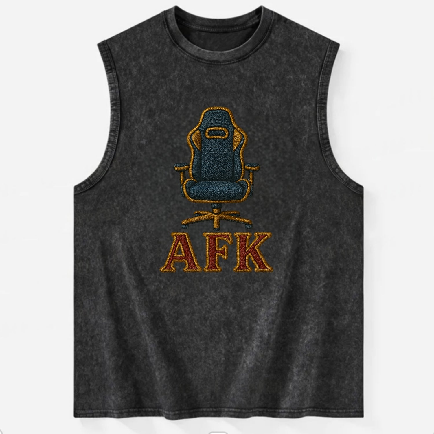 AFK   - Vintage Washed Tank - Black