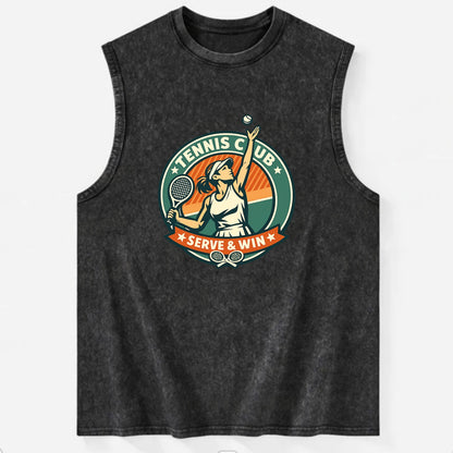 Ace in Motion - Vintage Washed Tank - Black