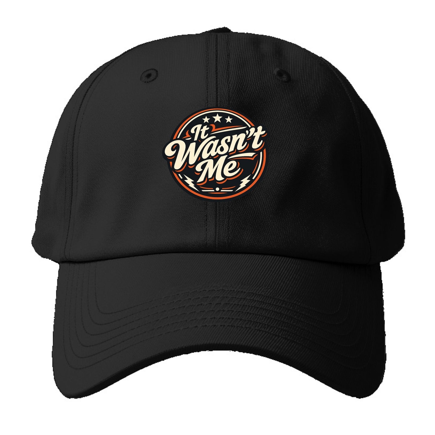 Unapologetic Rebel Emblem - Baseball Cap For Big Heads - Black