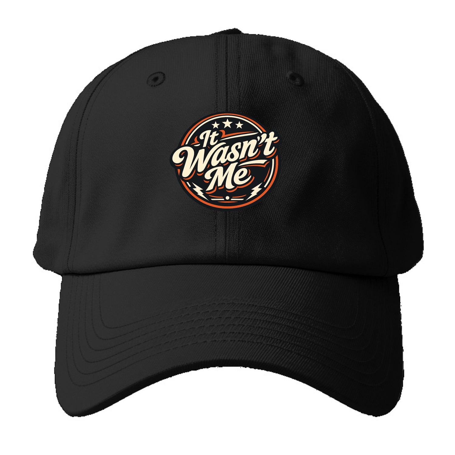Unapologetic Rebel Emblem - Baseball Cap For Big Heads - Black