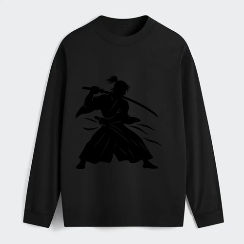 Japanese samurai sword draw - Classic Long Sleeve Shirt