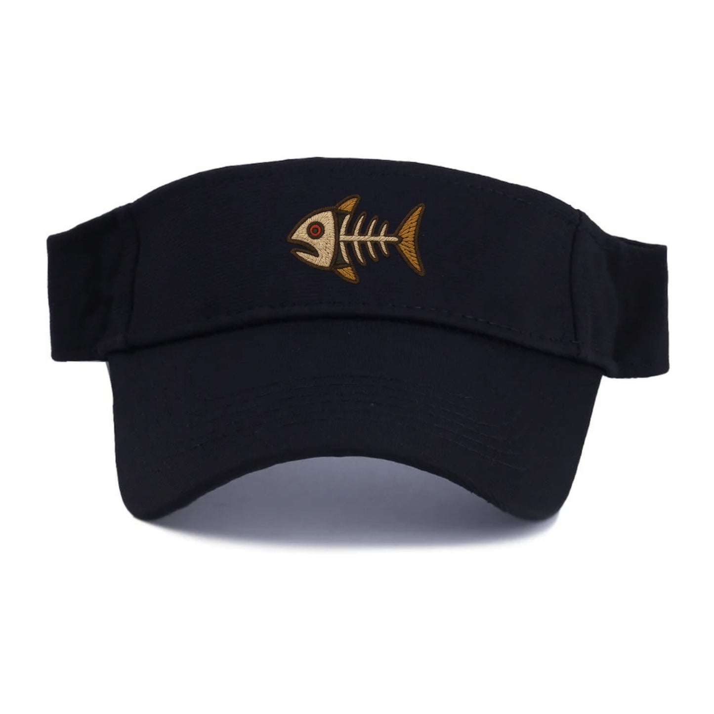 Fish Skeleton  - Visor - Black