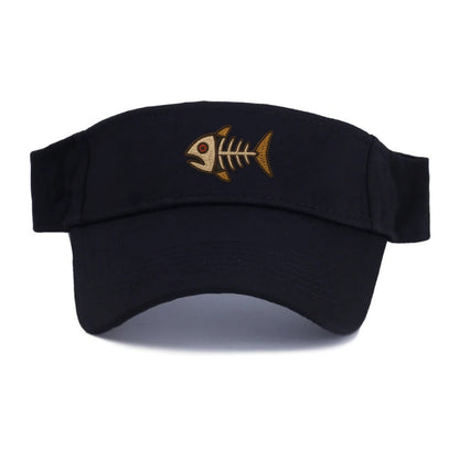 Fish Skeleton  - Visor - Black