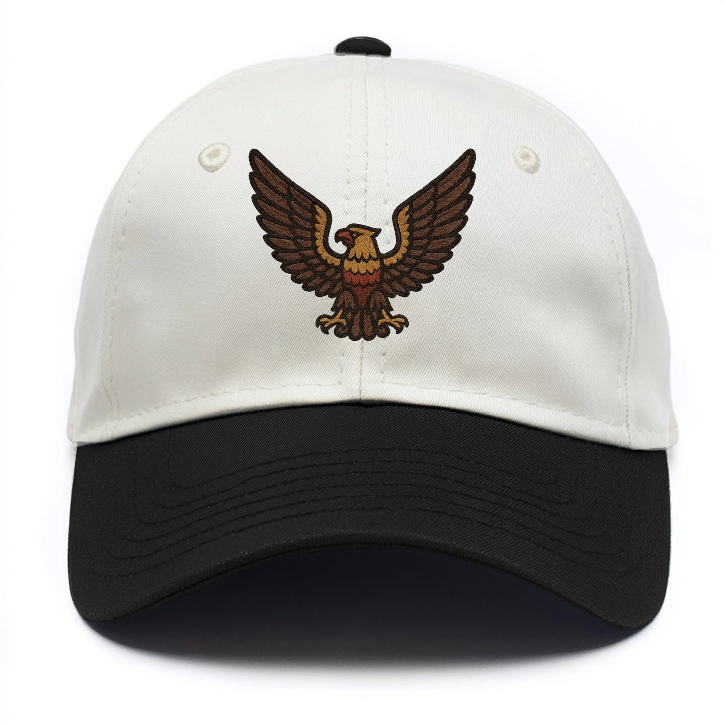 Eagle Wings  - Two Tone Cap - Black