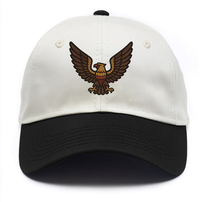Eagle Wings  - Two Tone Cap - Black