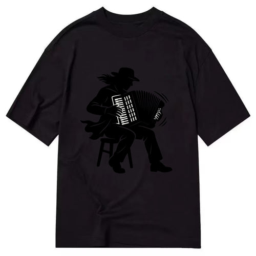 Accordion player street musician - Classic T-shirt