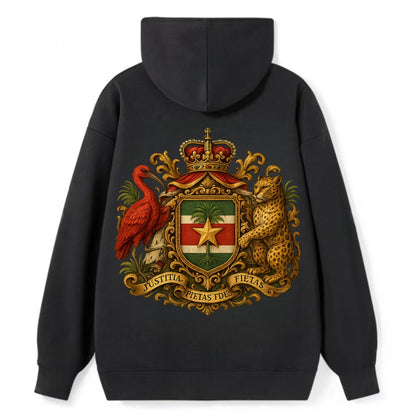 Suriname Star Emblem  - Classic Pullover Hoodie - Black