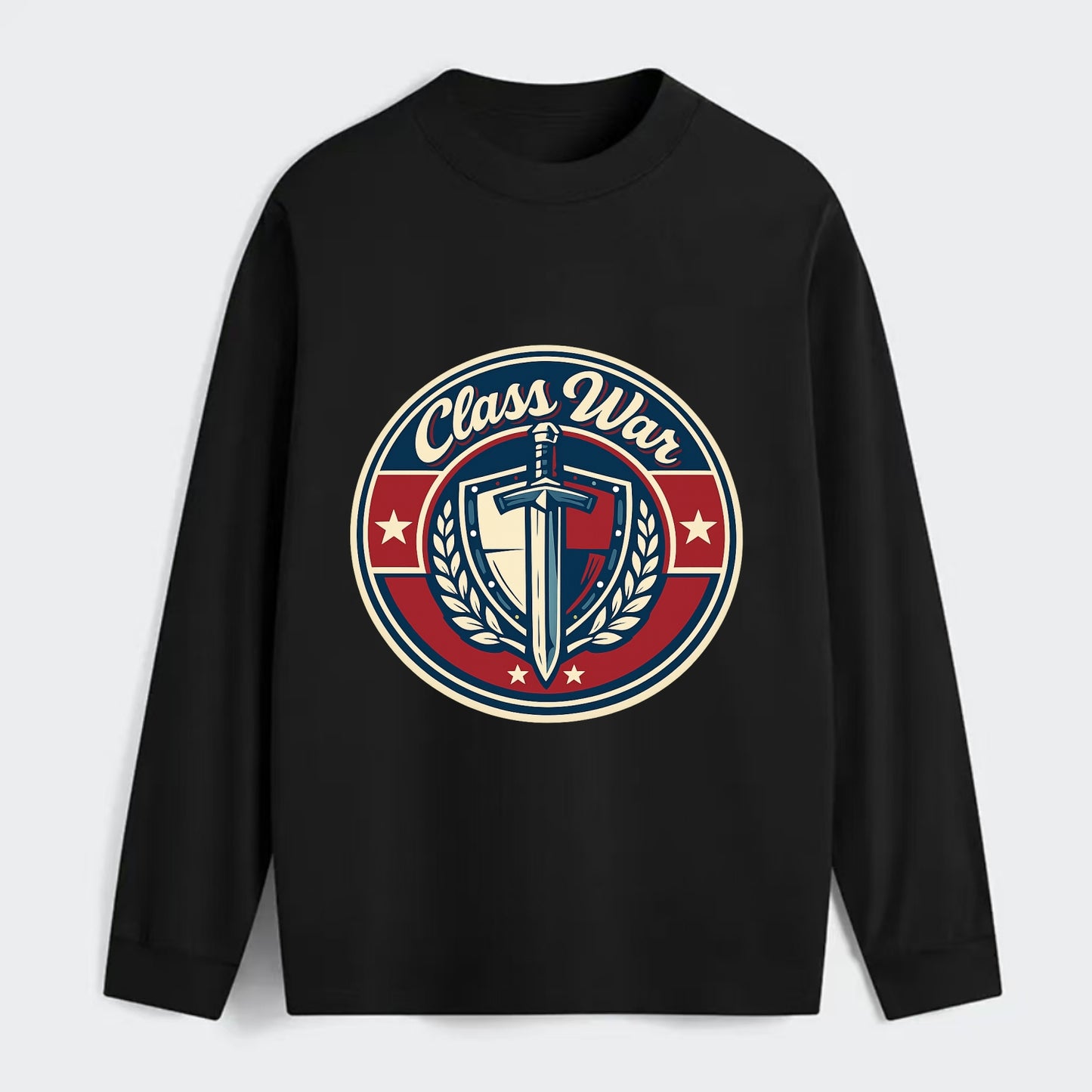 class war - Classic Long Sleeve Shirt - Black