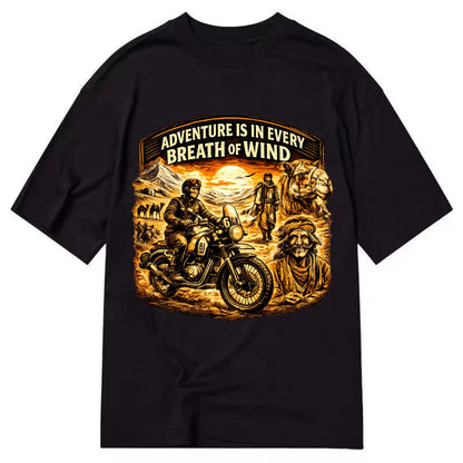 Adventure Vintage Rides - Classic T-shirt - Black