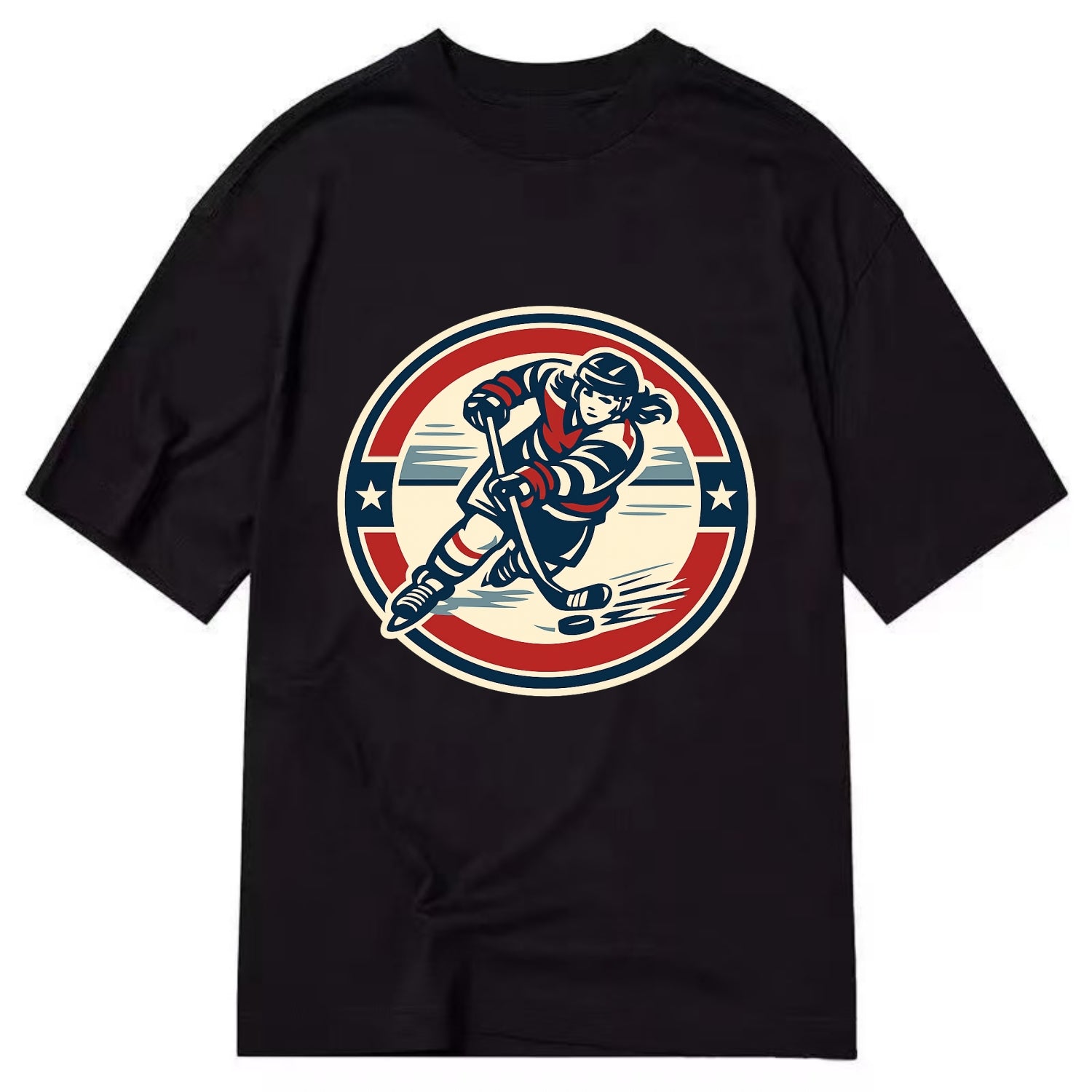 Fierce Ice Queen Emblem - Classic T-shirt - Black
