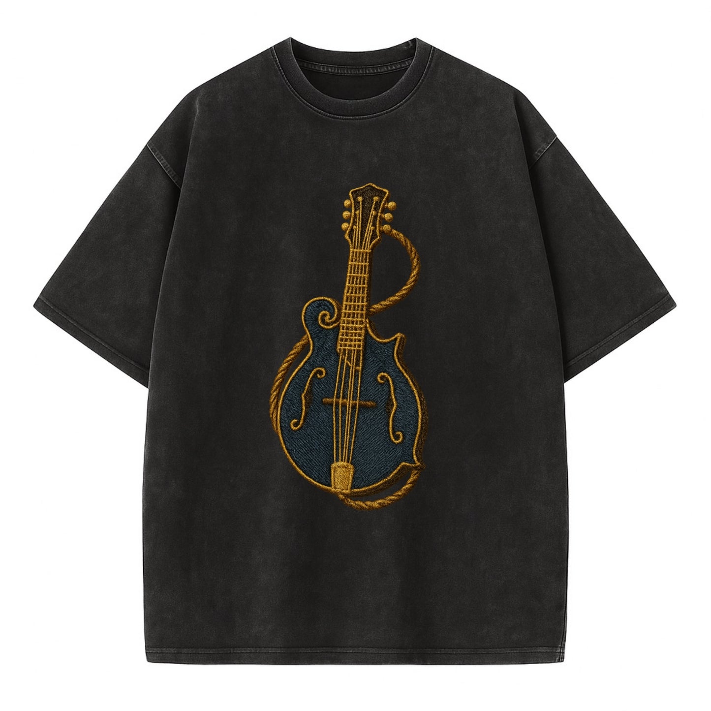 Mandolin  - Vintage T-shirt - Black