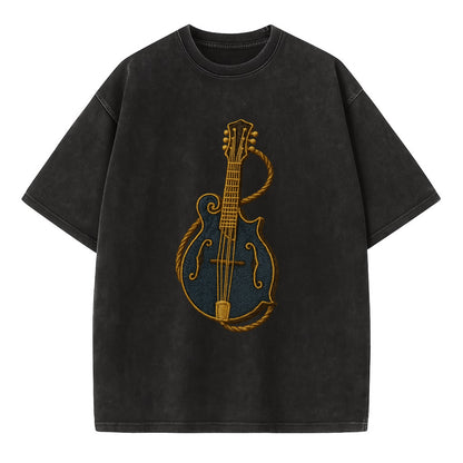 Mandolin  - Vintage T-shirt - Black