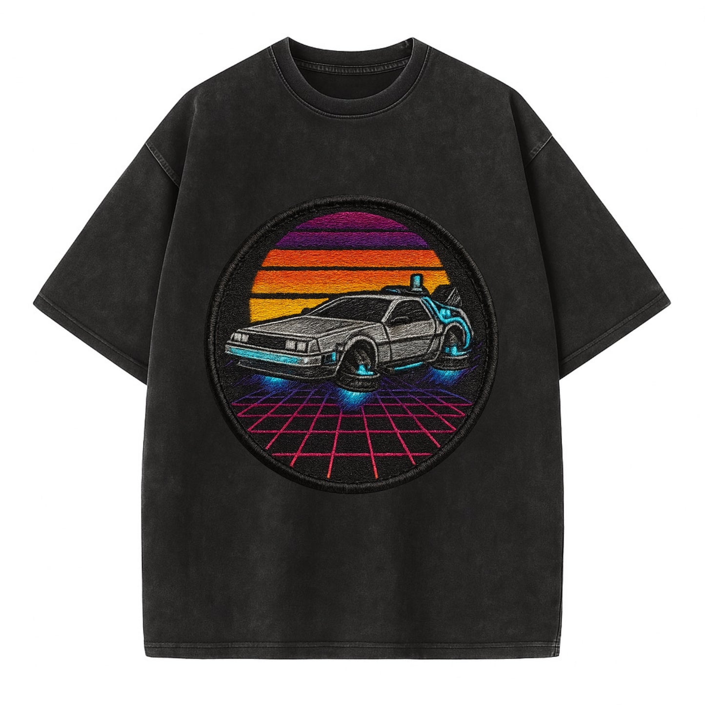 Retro Future - Vintage T-shirt - Black
