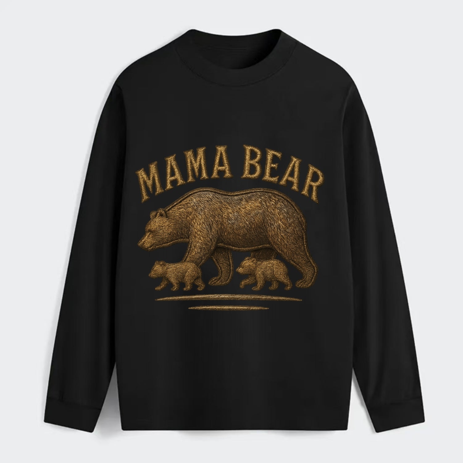Mama Bear  - Classic Long Sleeve Shirt - Black