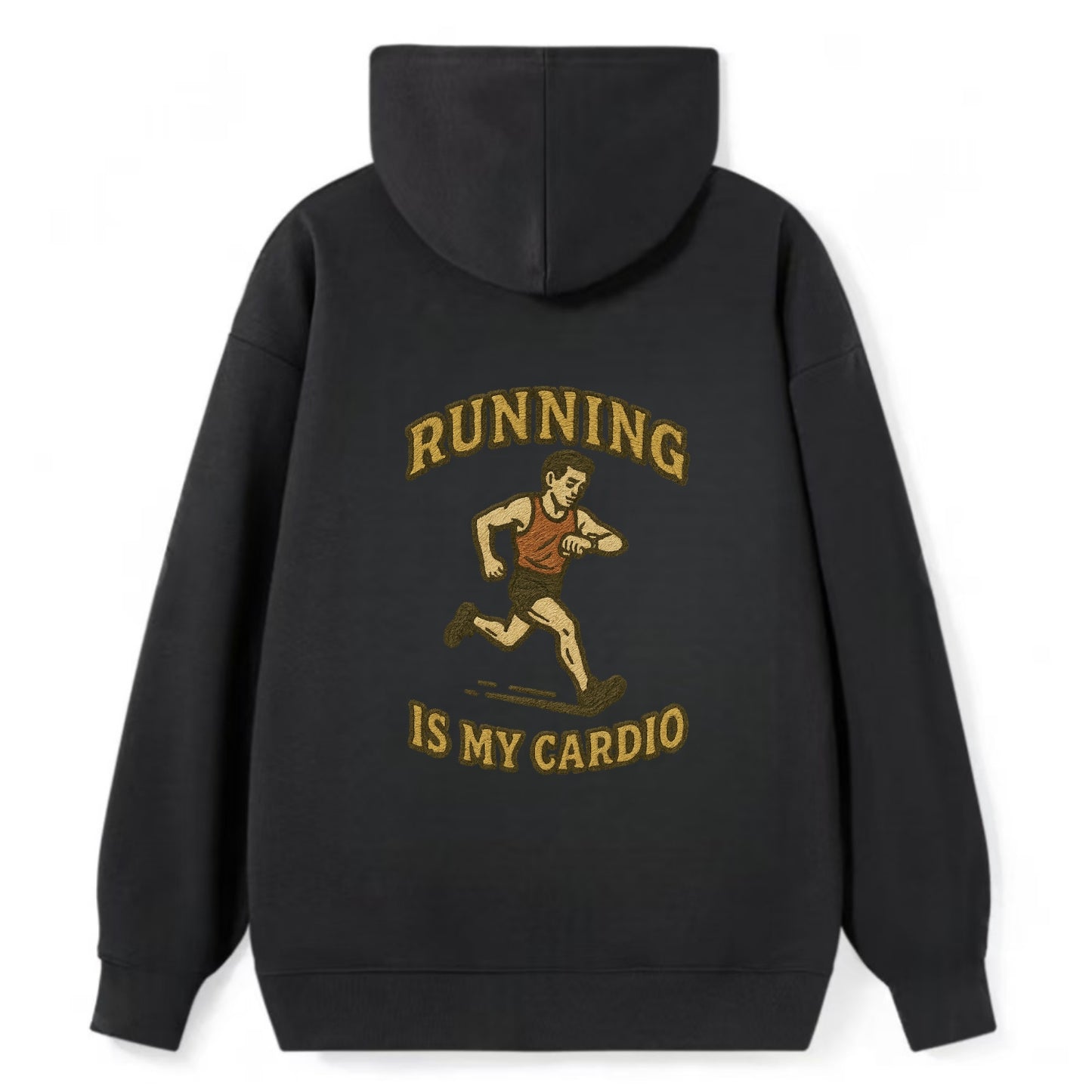 Running Late Is My Cardio  - Classic Pullover Hoodie - Black