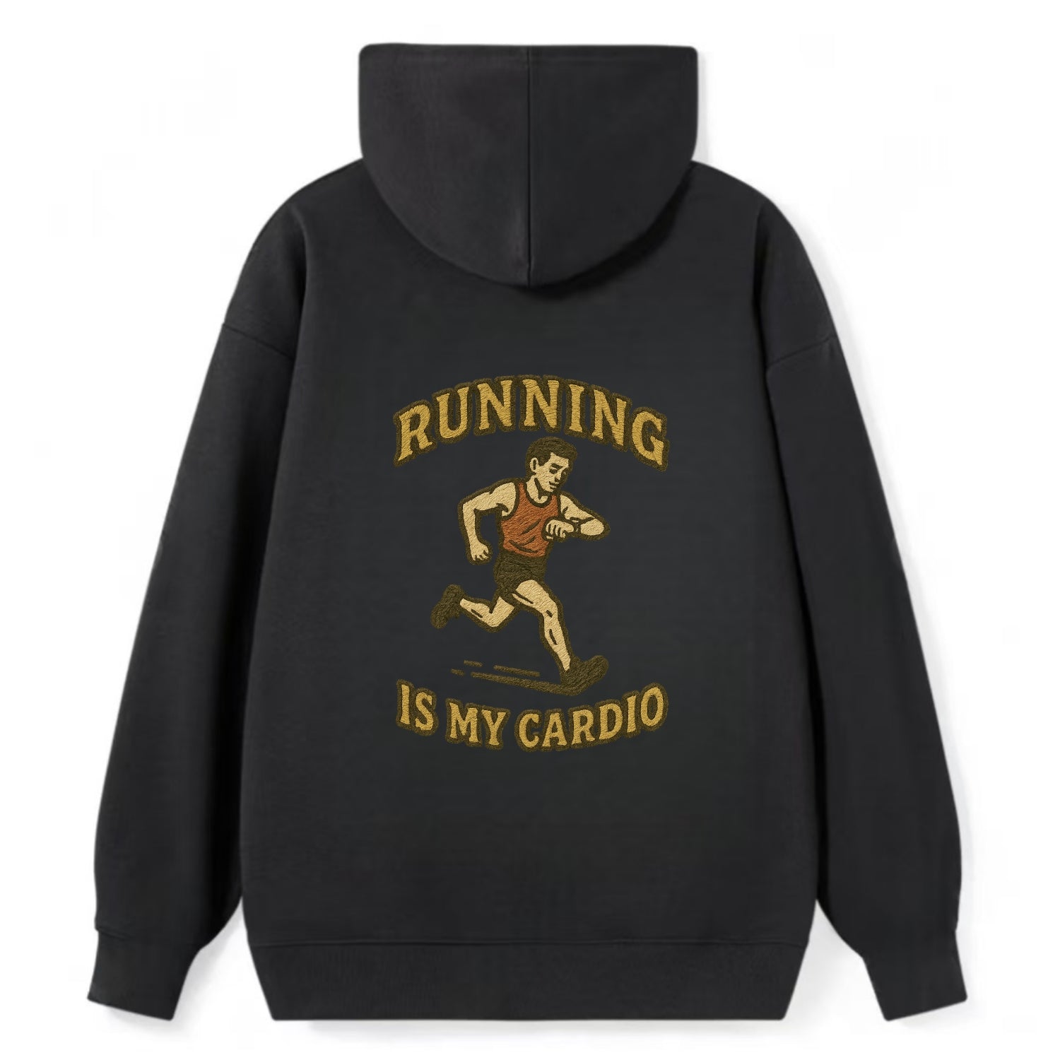 Running Late Is My Cardio  - Classic Pullover Hoodie - Black