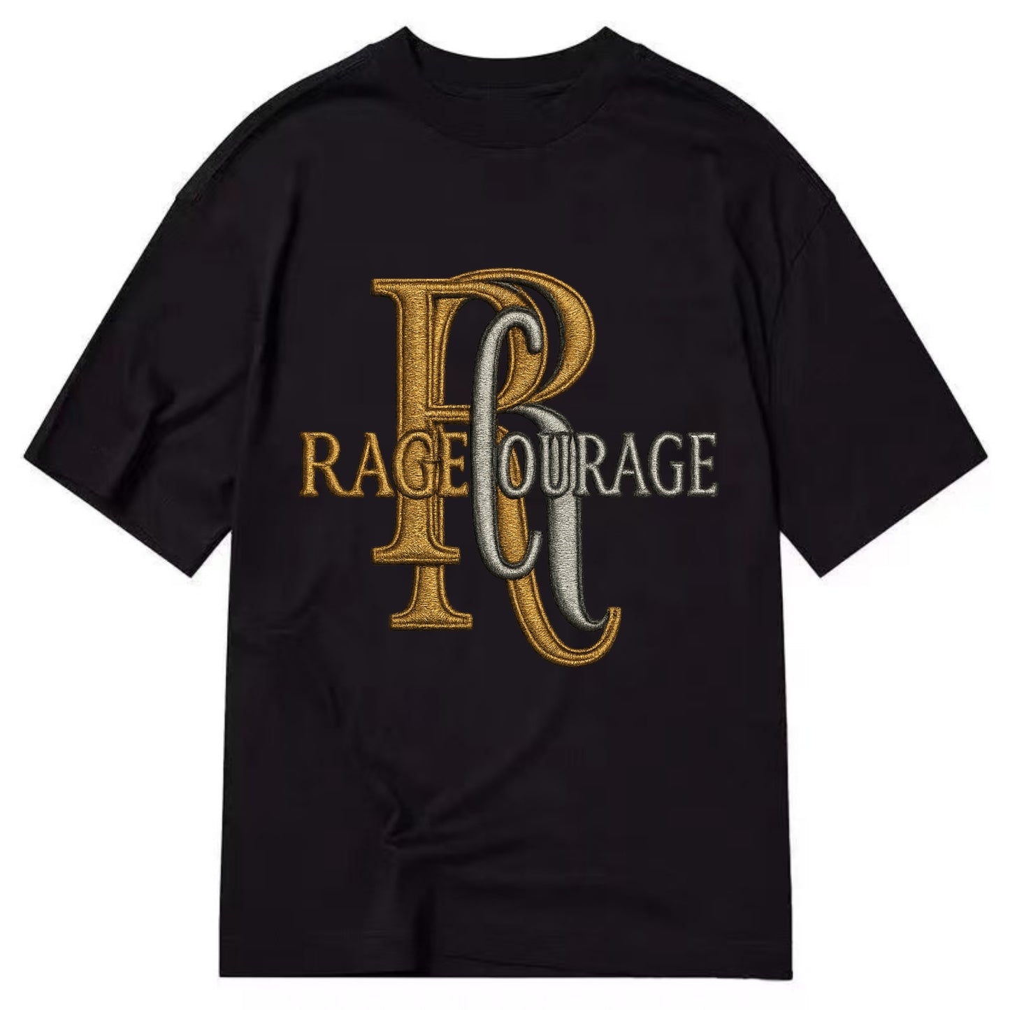 RAGE;COURAGE MODE Warrior Green Hat - Classic T-shirt - Black