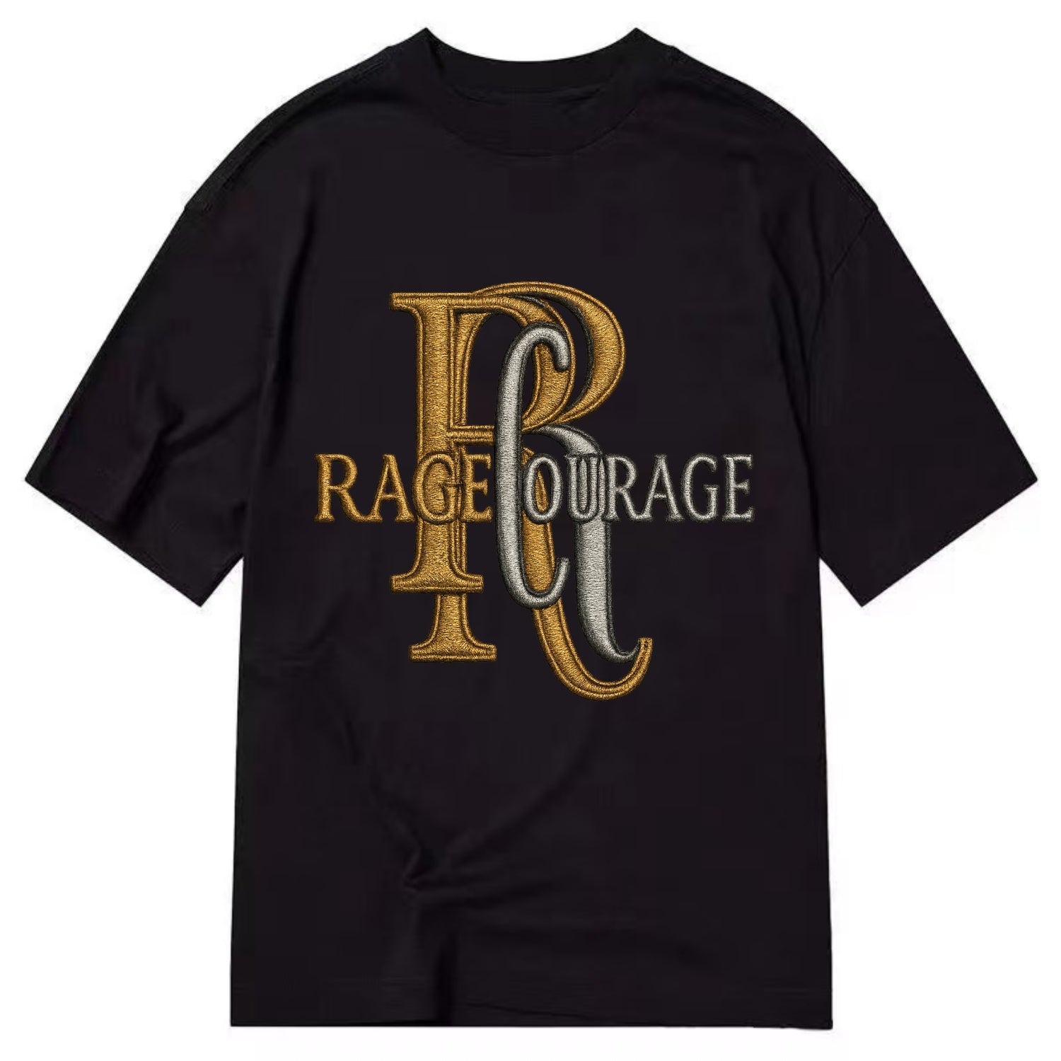 RAGE;COURAGE MODE Warrior Green Hat - Classic T-shirt - Black