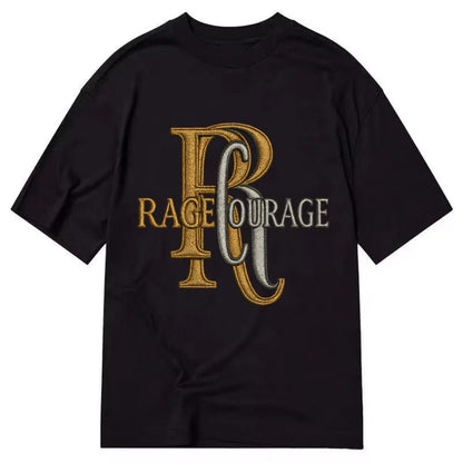 RAGE;COURAGE MODE Warrior Green Hat - Classic T-shirt - Black