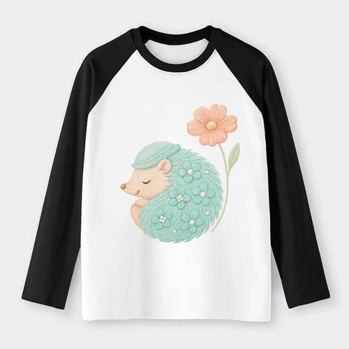 Aqua Hedgehog - Raglan Long Sleeve T-Shirt