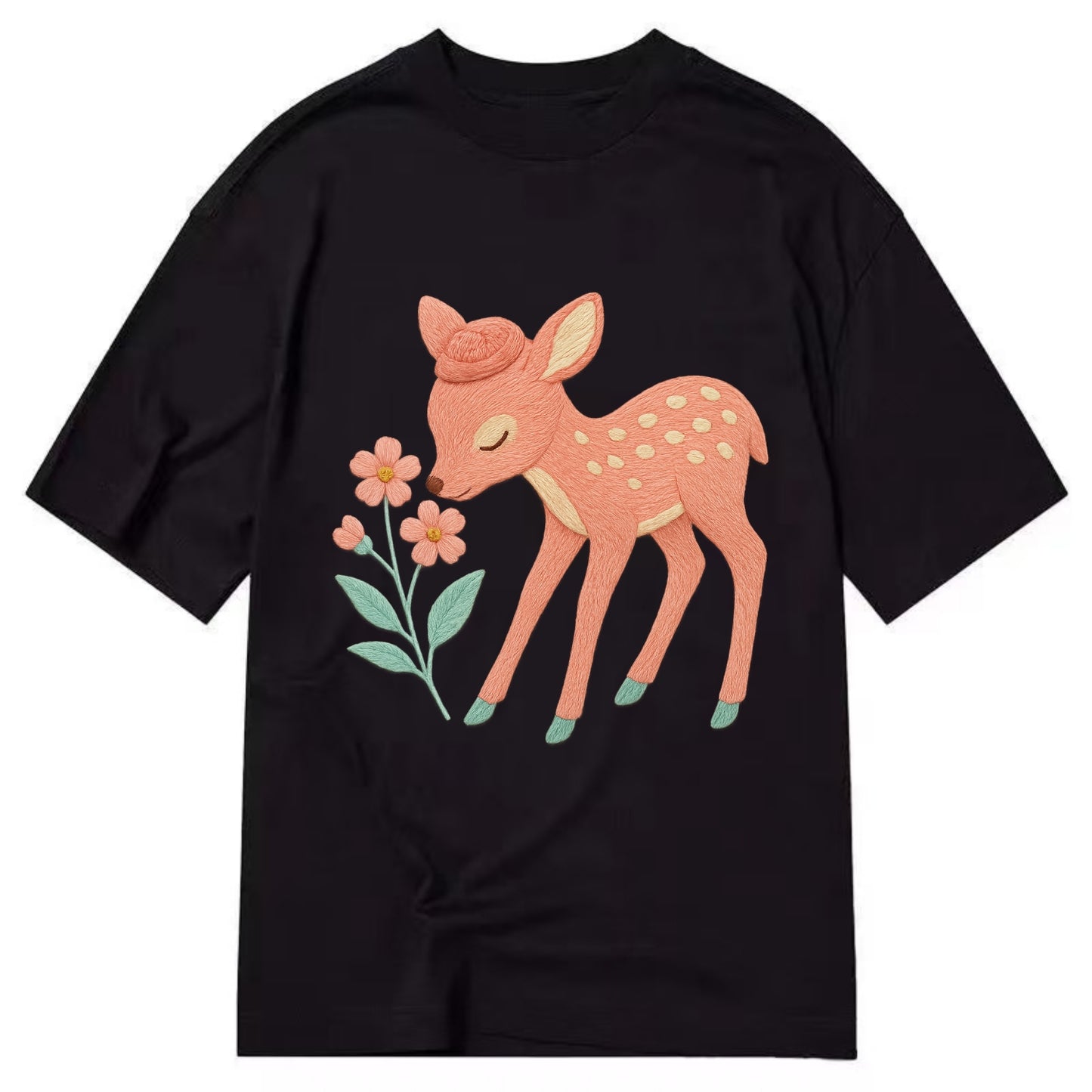 Coral Fawn - Classic T-shirt - Black