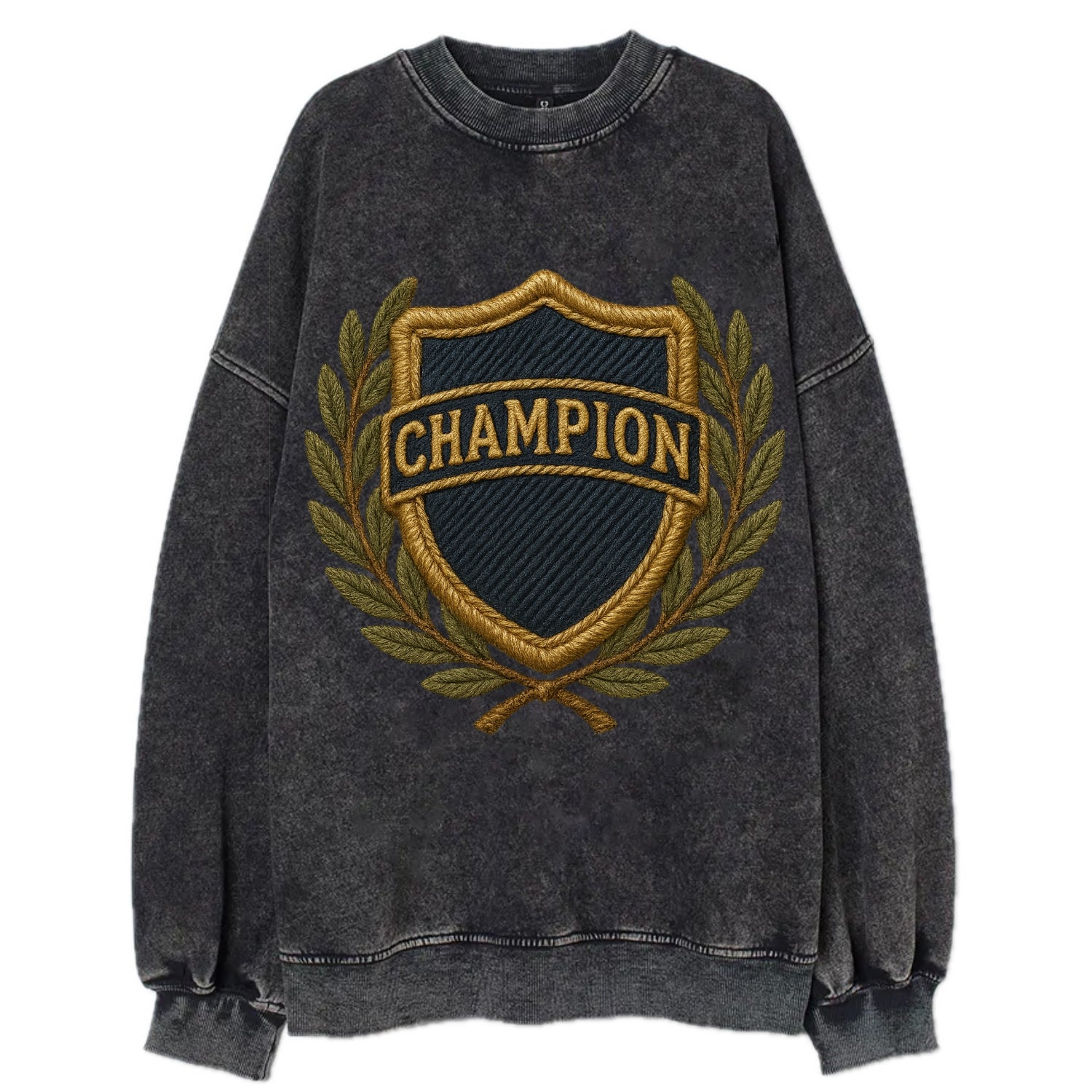 Champion Shield  - Vintage Sweatshirt - Black