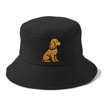 Cocker Spaniel - Contemporary spaniel de - Bucket Hat - Black