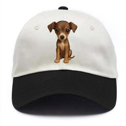 Baby Italian Greyhound Puppy - sleek tiny body, long legs, gentle eyes, - Two Tone Cap - Black