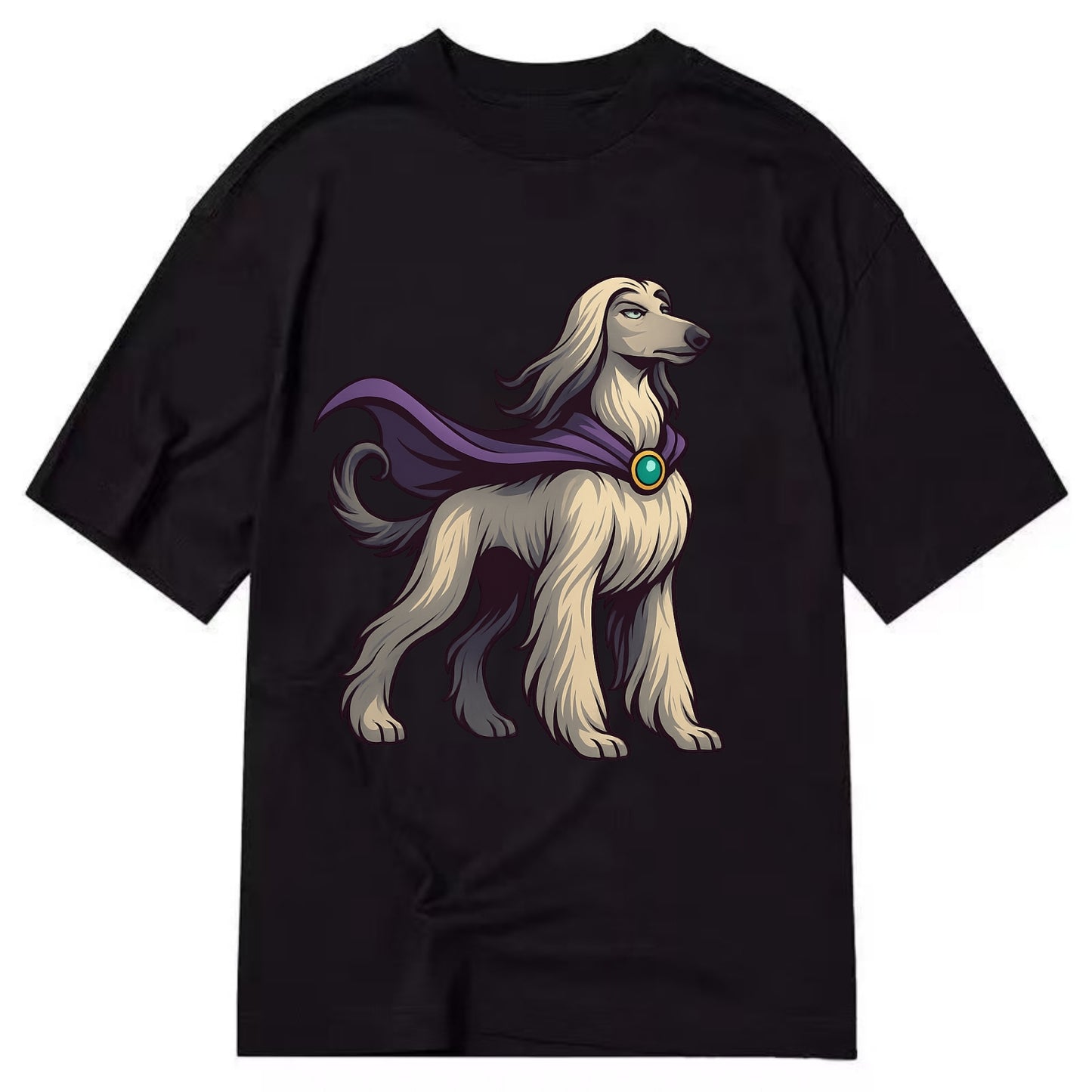 Afghan Hound Mystic Hero  - Classic T-shirt - Black