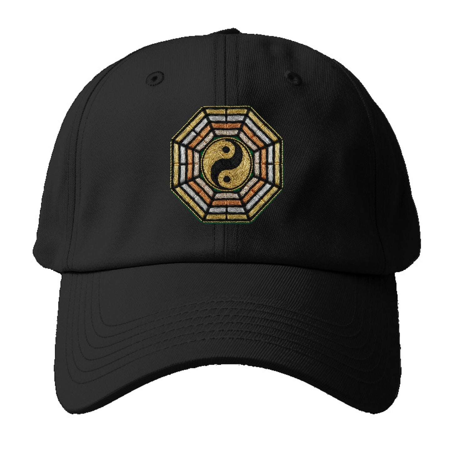 Bagua - Baseball Cap For Big Heads - Black