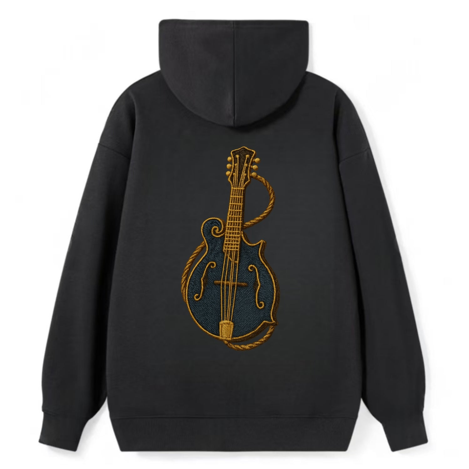 Mandolin  - Classic Pullover Hoodie - Black
