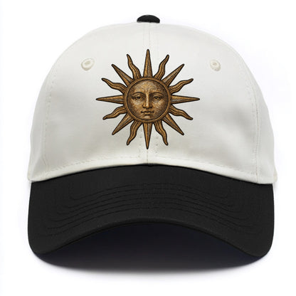 Sun Rays  - Two Tone Cap - Black