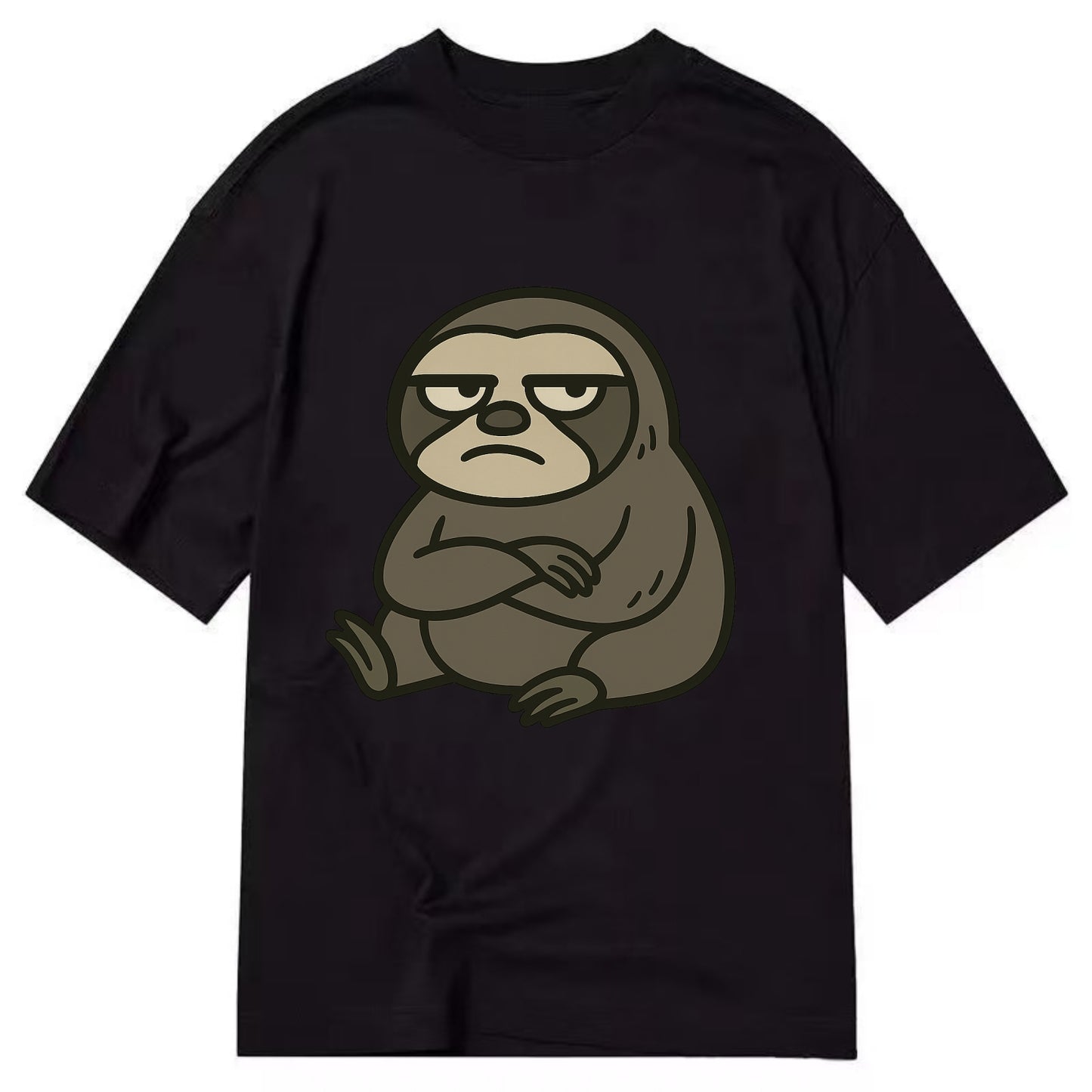 The Sloth Judging Silently - Classic T-shirt - Black