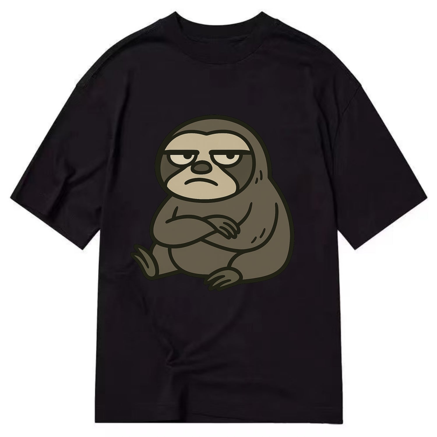 The Sloth Judging Silently - Classic T-shirt - Black