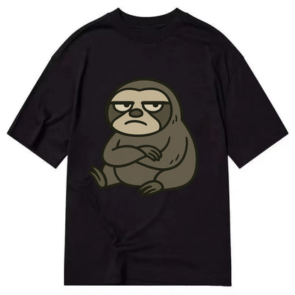 The Sloth Judging Silently - Classic T-shirt - Black