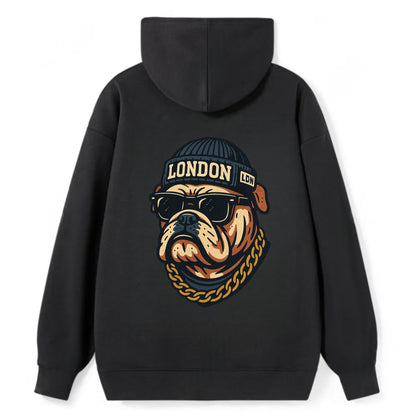 London Bulldog - Classic Pullover Hoodie - Black