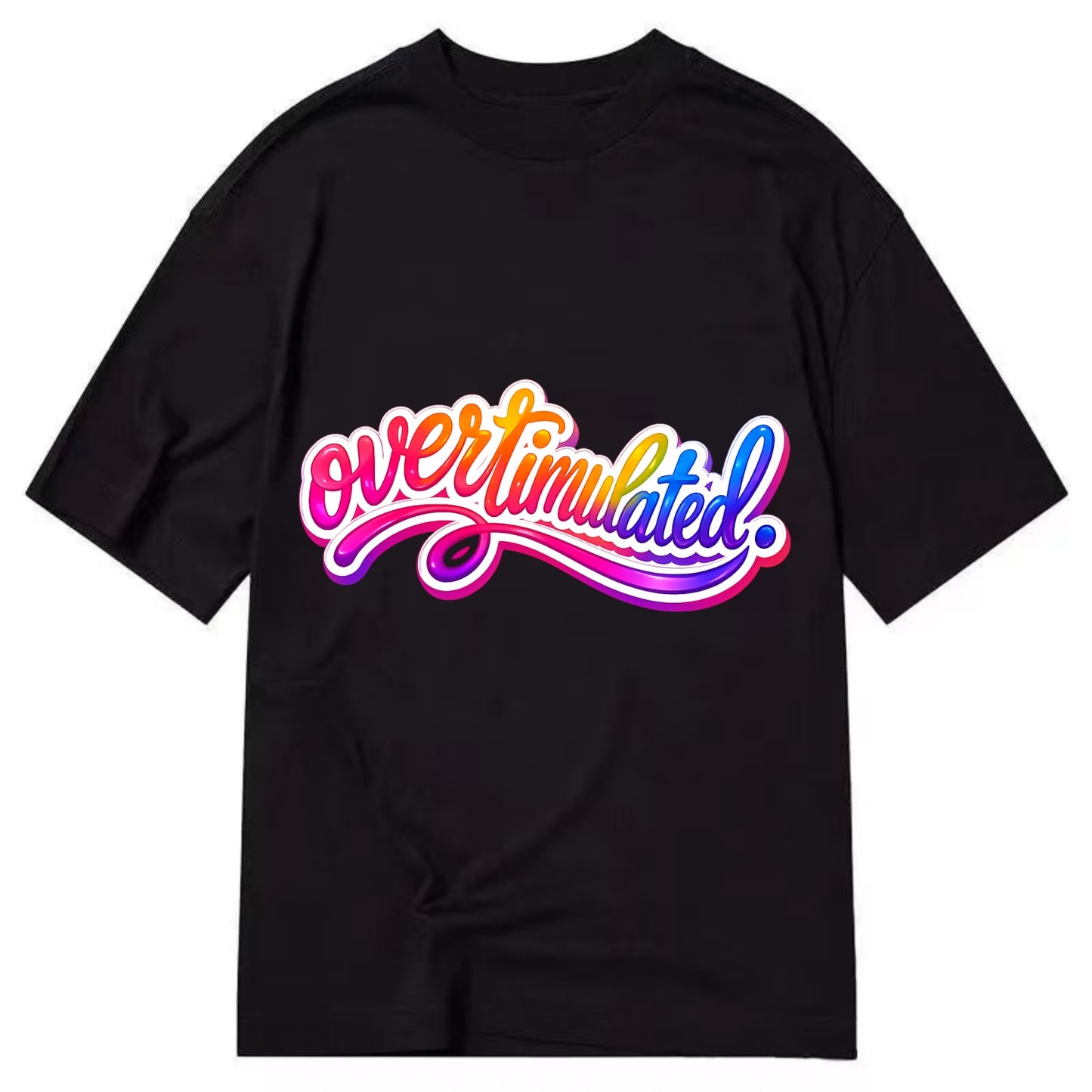 Overstimulated - Classic T-shirt - Black