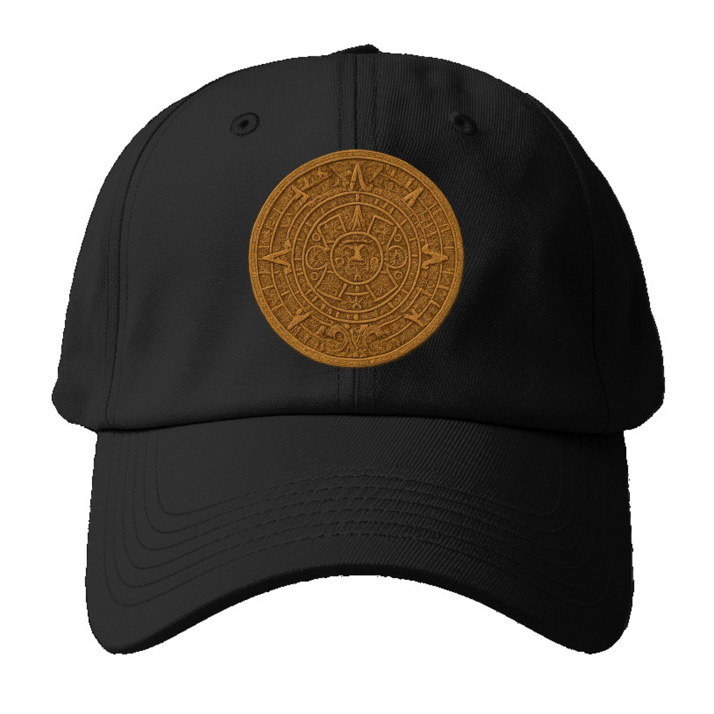 Aztec Calendar  - Baseball Cap - Black
